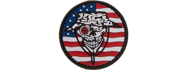 US Flag Sniper PVC Patch