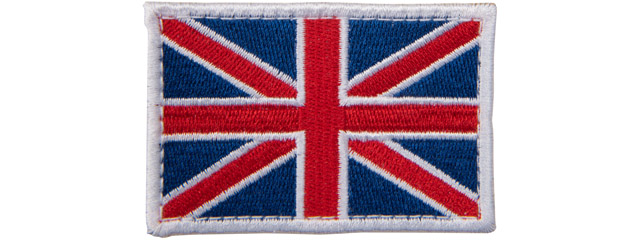 Embroidered UK Flag Patch w/ Full Colors