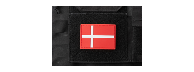 Denmark Flag PVC Morale Patch