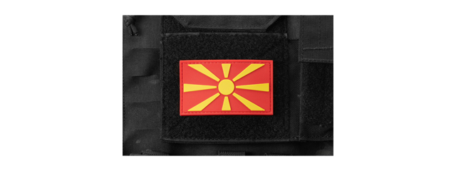 The Republic of North Macedonia PVC Morale Patch