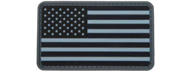 US Flag Forward PVC Patch (Color: Navy)