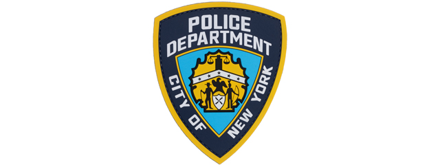 Police Department City of New York PVC Patch Full Color