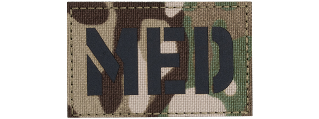 Reflective Fabric MED Patch (Color: Multi-Camo)