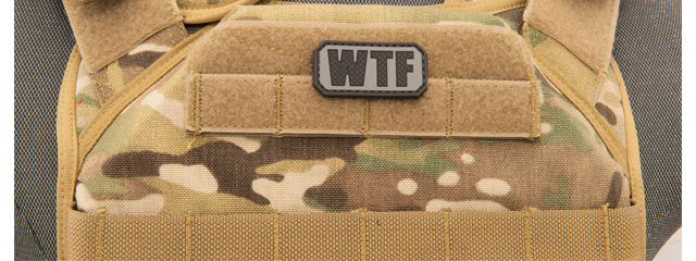 WTF PVC Patch (Color: Black)