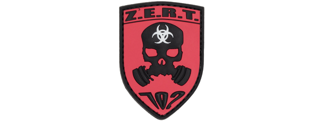 ZERT PVC Patch (Color: Red and Black)