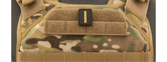 Letter "I" PVC Patch (Color: Tan)