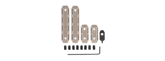 PTS Syndicate EP M-LOK Rail Cover Set (Color: Flat Dark Earth)