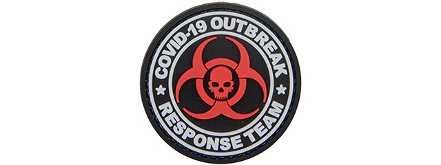 Covid-19 Outbreak Response Team PVC Patch (Color: White)