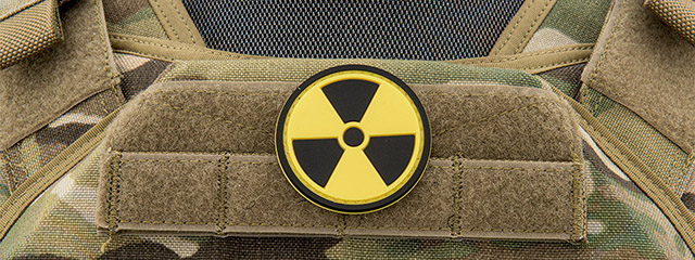 Round Radioactive PVC Patch - Click Image to Close