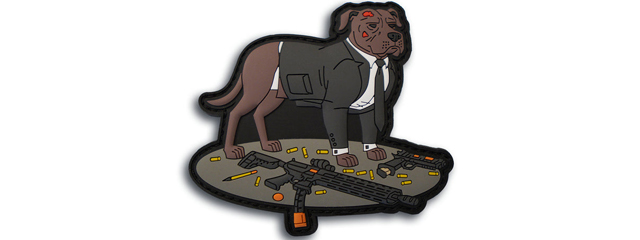 "Baba Yaga" The Pit Bull Dog PVC Morale Patch