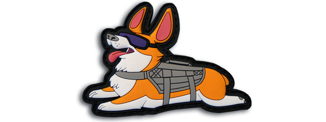 "Chloe" The Tactical Corgi PVC Morale Patch