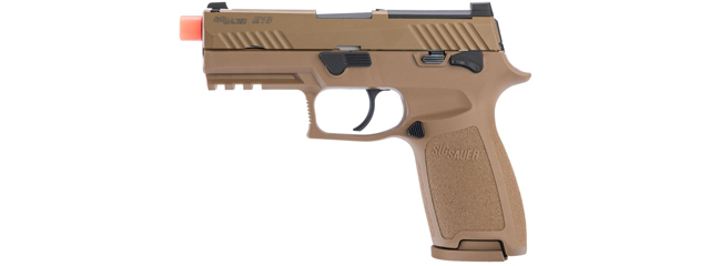 Sig Sauer ProForce P320 M18 MHS Airsoft Gas Blowback Pistol (Color: Tan)