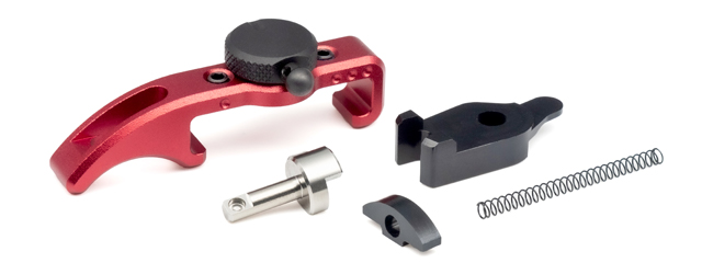 Titanium Tactical Industry Airsoft AAP-01 Selector Switch Charge Handle Kit (Color: Red)