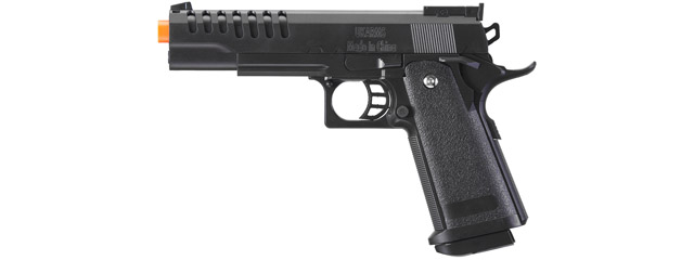 UK Arms M1911 Custom Plastic Spring Airsoft Pistol (Color: Black)