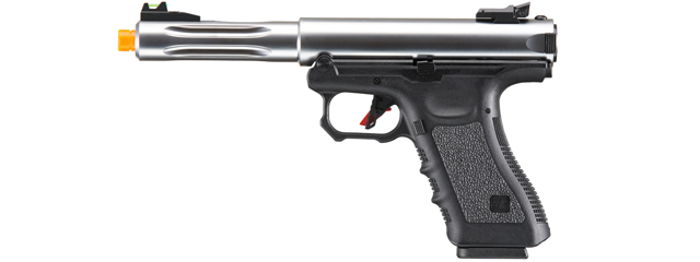 WE-Tech Galaxy Select Fire Premium S Gas Blowback Pistol (Color: Silver)