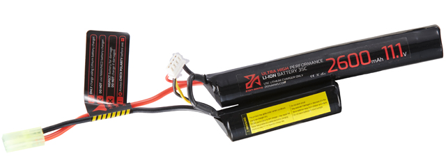 Zion Arms 11.1v 2600mAh Lithium-Ion Nunchuck Battery (Tamiya Connector)