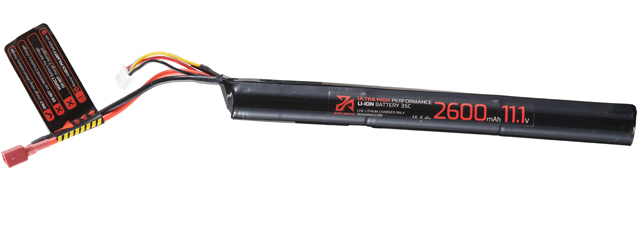 Zion Arms 11.1v 2600mAh Lithium-Ion Stick Battery (Deans Connector)