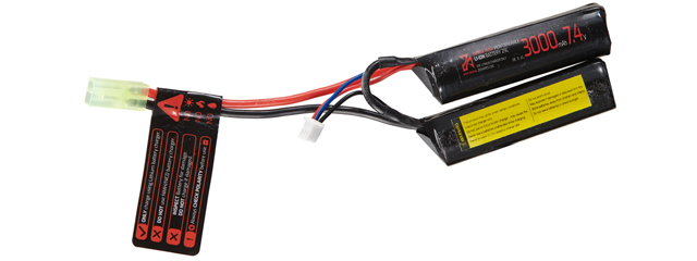 Zion Arms 7.4v 3000mAh Lithium-Ion Nunchuck Battery (Tamiya Connector)