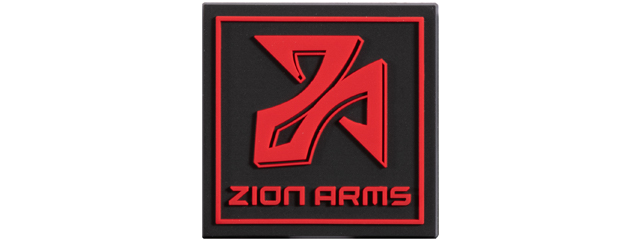 Zion Arms Logo PVC Patch (Color: Red / Black)