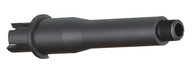 Lancer Tactical 4" One-Piece Aluminum Outer Barrel (Color: Black)