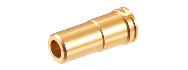 Lancer Tactical 19.7mm CNC Machined Aluminum Air Nozzle for Airsoft AEGs (Color: Gold)