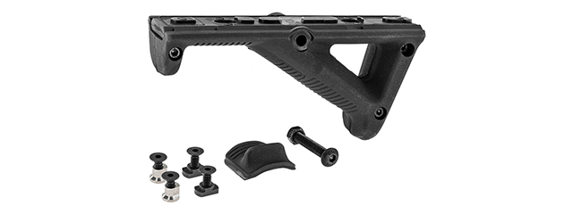 Atlas Custom Works MP Style Angled Foregrip for Picatinny, Keymod, & M-LOK (Black)