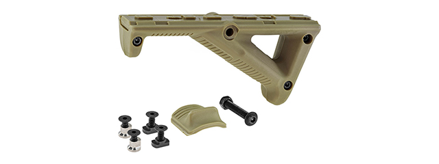 Atlas Custom Works MP Style Angled Foregrip for Picatinny, Keymod, & M-LOK (Tan)