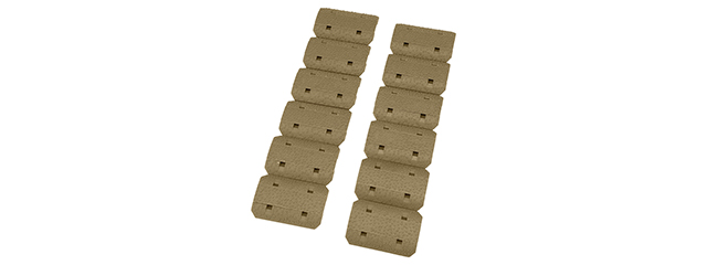 Atlas Custom Works Type 1 M-LOK Rail Cover Set (Tan)