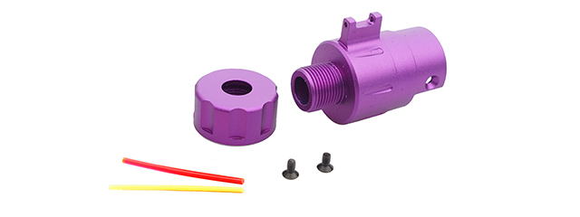 Atlas Custom Works Silencer Adapter Kit for AAP-01 GBB Pistol (Purple)