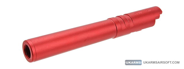 Atlas Custom Works Aluminum Outer Barrel for TM Hi-Capa 5.1 Airsoft GBB Pistols (Color: Red)