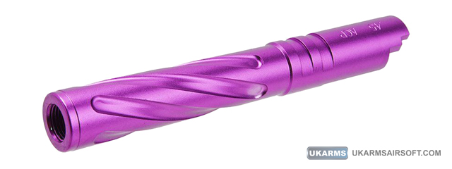 Atlas Custom Works Tornado Aluminum Outer Barrel for TM Hi-Capa 5.1 Airsoft GBB Pistols (Color: Purple)