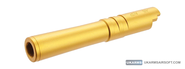 Atlas Custom Works Aluminum Outer Barrel for TM Hi-Capa 4.3 Airsoft GBB Pistols (Color: Gold)