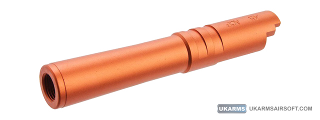 Atlas Custom Works Aluminum Outer Barrel for TM Hi-Capa 4.3 Airsoft GBB Pistols (Color: Orange)