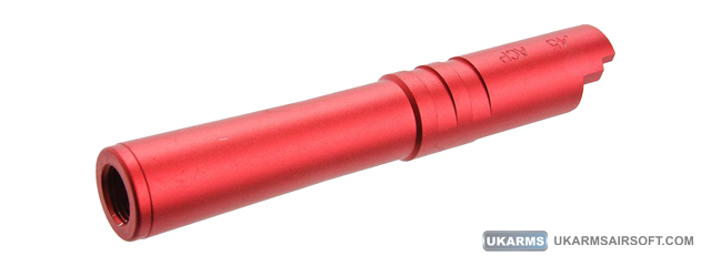 Atlas Custom Works Aluminum Outer Barrel for TM Hi-Capa 4.3 Airsoft GBB Pistols (Color: Red)