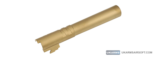 Atlas Custom Works Aluminum Outer Barrel for TM Hi-Capa 5.1 with 11mm Threads (Color: Gold)