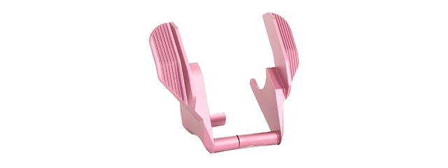 Airsoft Masterpiece Edge "ALBATROSS" Aluminum Ambi Thumb Safeties for Hi Capa (Pink)