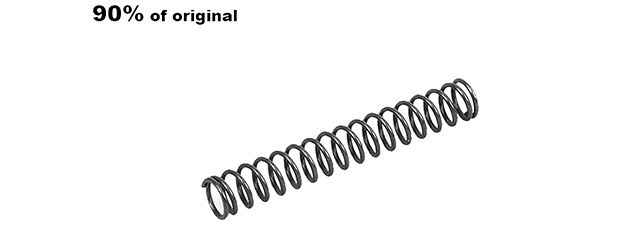 Airsoft Masterpiece Edge Custom "ON-TARGET" Hammer Spring for Hi Capas - 90%