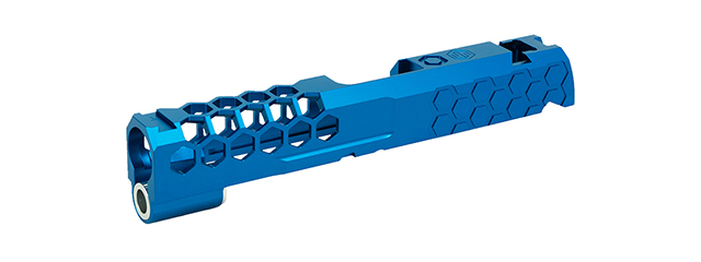 Airsoft Masterpiece Edge "HIVE" Aluminum Slide for 4.3 Hi Capa (Blue)