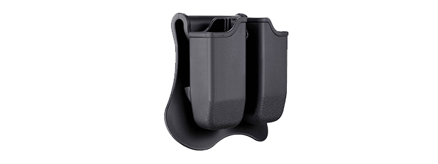 Amomax Double Magazine Pouch for Glock Airsoft Magazines (Black)