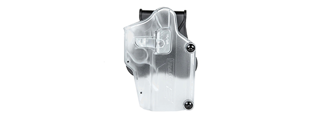 Amomax Q.R. Universal Polymer Paddle Holster (Clear White)