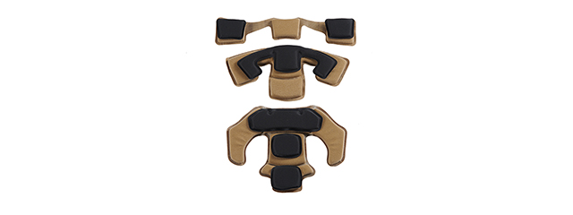 FMA Labs Helmet Memory Foam Pad Upgrade - Tan