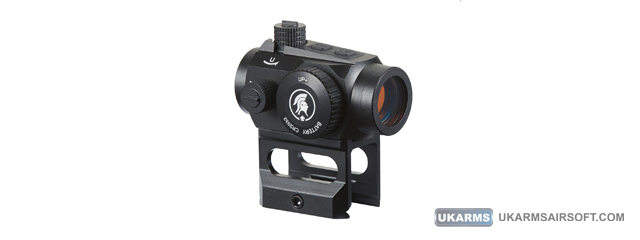 Lancer Tactical 2 MOA Micro Red Dot Sight with Riser Mount (Color: Black)