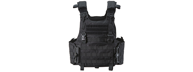 Lancer Tactical Quick Release Medium Plate Carrier (Black)