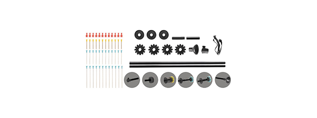 Cycon 36" Blowgun with Various Darts & Laser Grip (Color: Black)