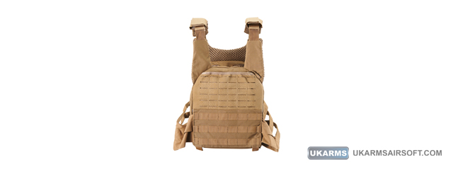 Lancer Tactical Trainer Weighted Vest (Color: Coyote Tan)