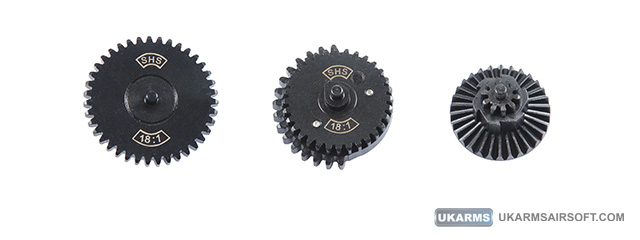 SHS 18:1 Steel Gear Set for Airsoft AEGs