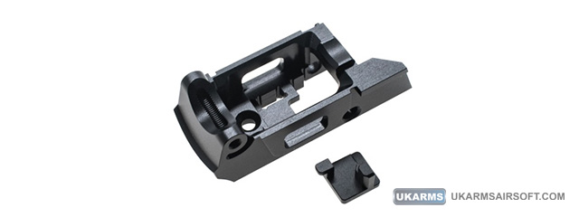 CowCow Technology Aluminum Enhanced Trigger Housing for Action Army AAP-01 Gas Blowback Airsoft Pistol (Color: Black)