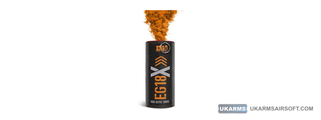 Enola Gaye EG18X Extreme Output Airsoft Wire Pull Large Smoke Grenade (Color: Orange)