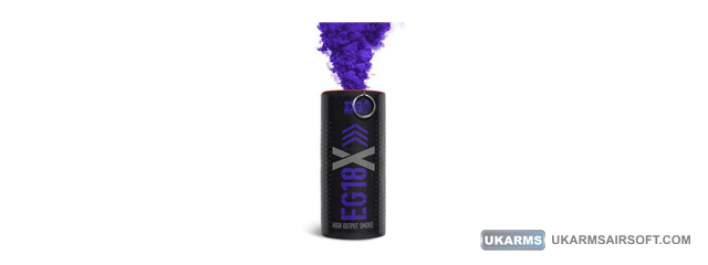 Enola Gaye EG18X Extreme Output Airsoft Wire Pull Large Smoke Grenade (Color: Purple)