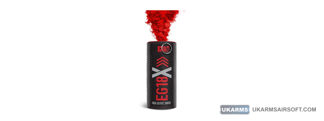 Enola Gaye EG18X Extreme Output Airsoft Wire Pull Large Smoke Grenade (Color: Red)